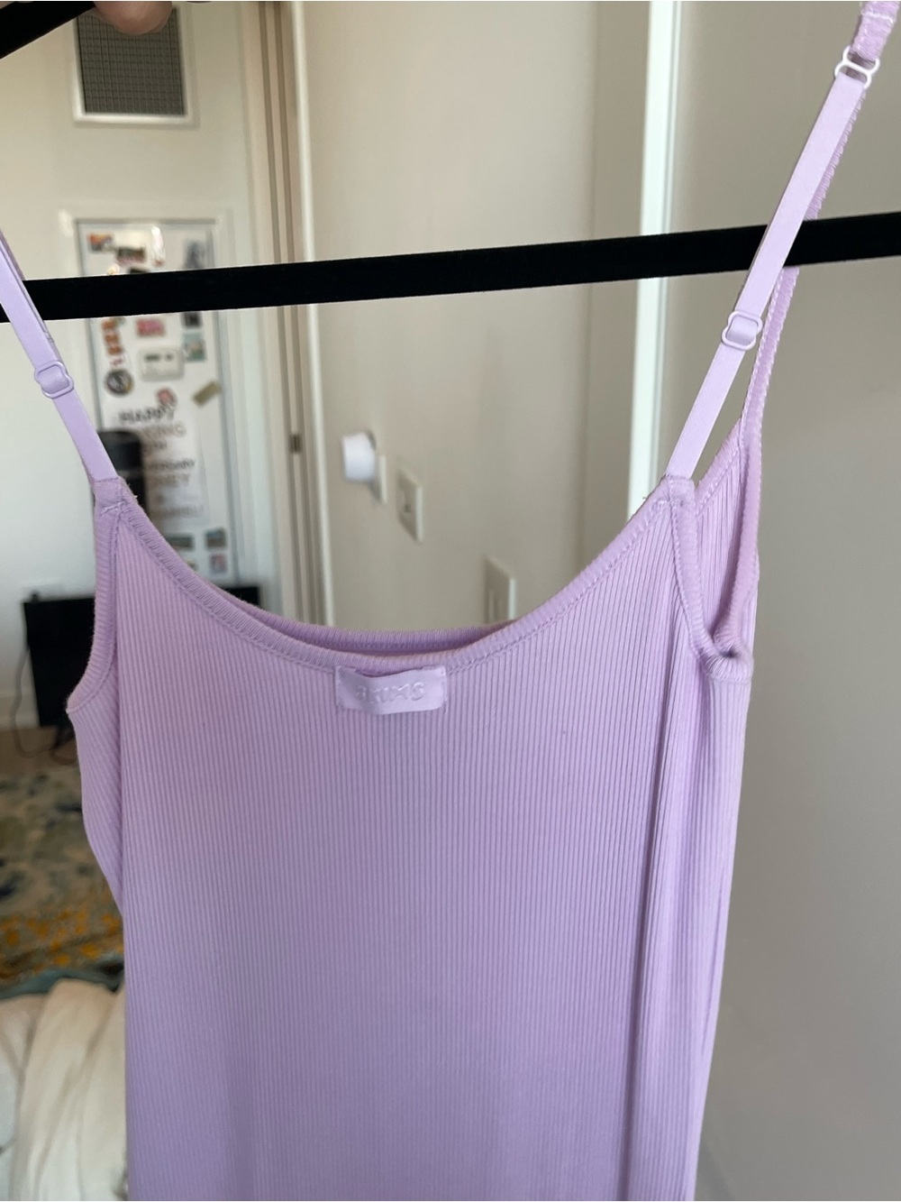SKIMS Purple Ribbed Dress - Picture 4 of 4